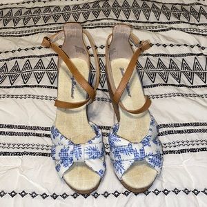 Tommy Bahama cork wedges